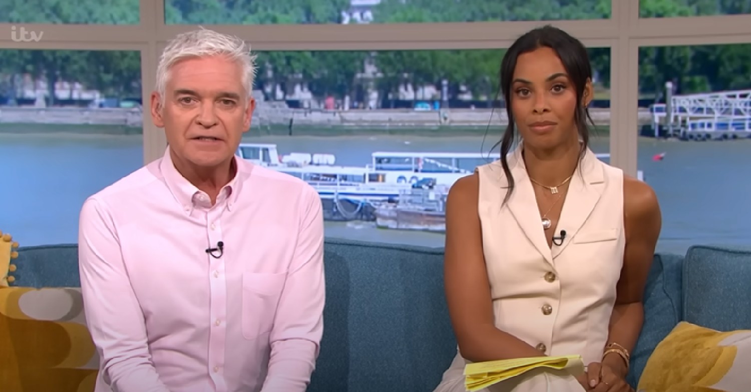 Phillip Schofield and Rochelle Humes on This Morning