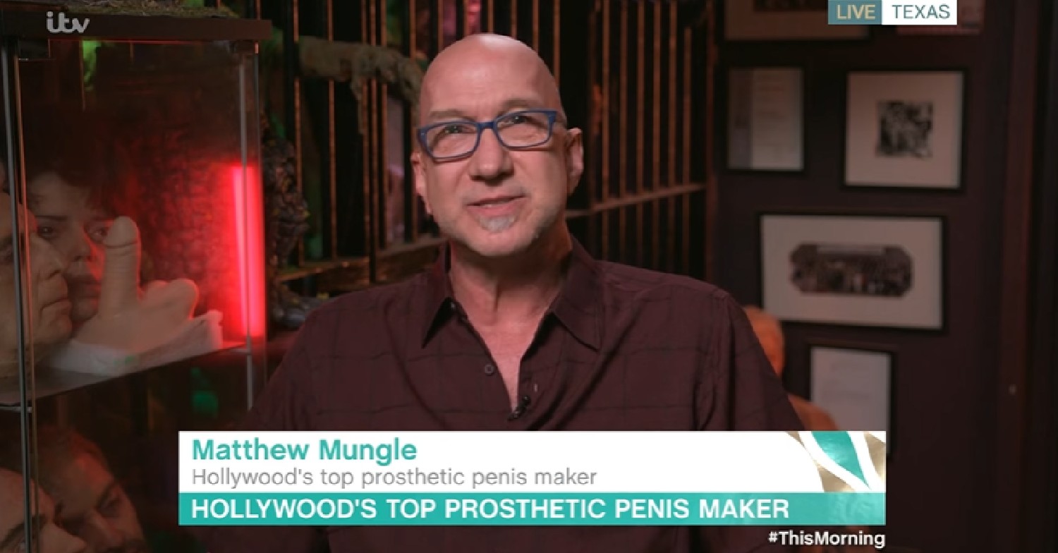 Special effects artist Matthew Mungle on This Morning today