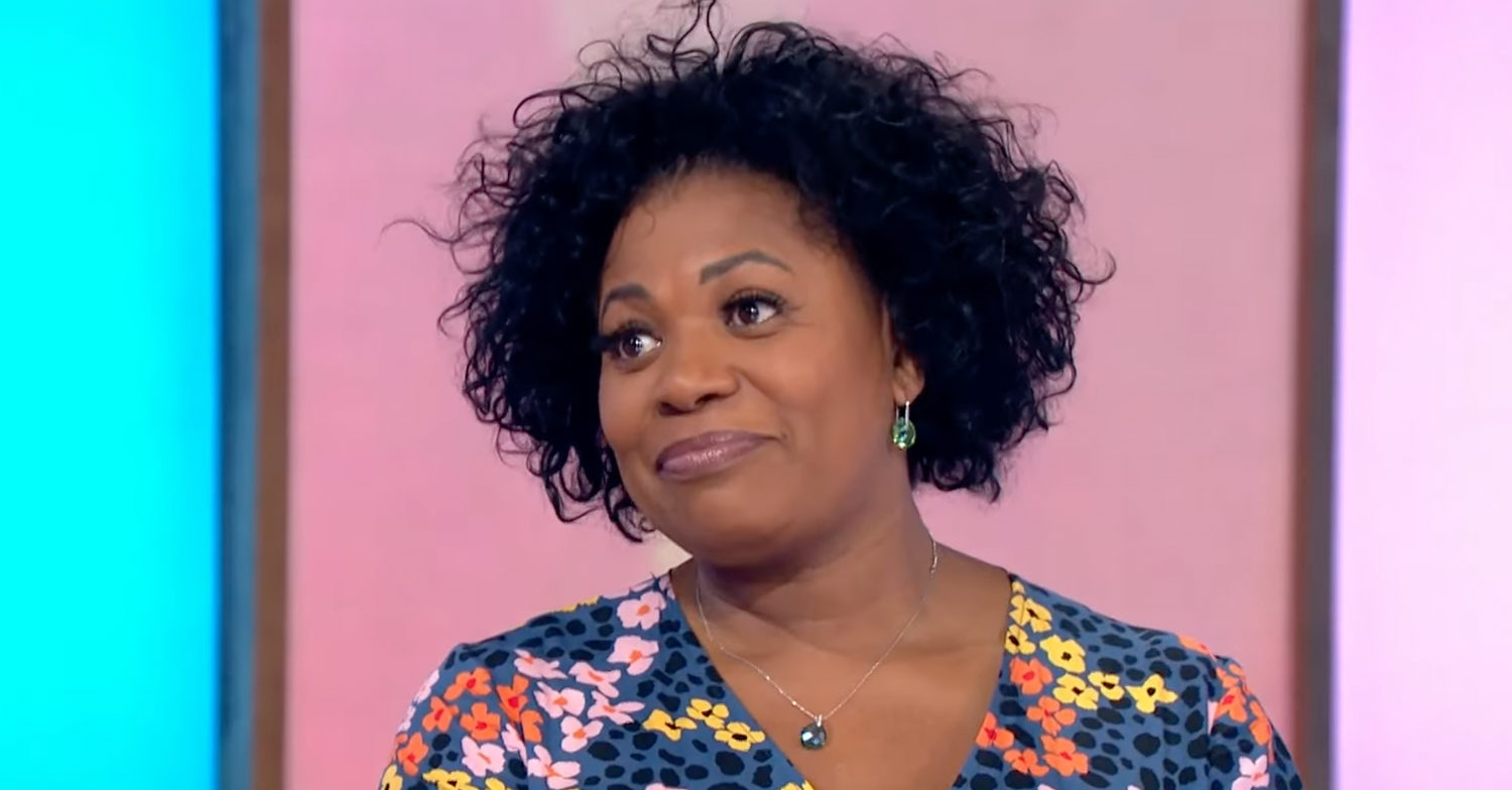 Brenda Edwards smiling on Loose women