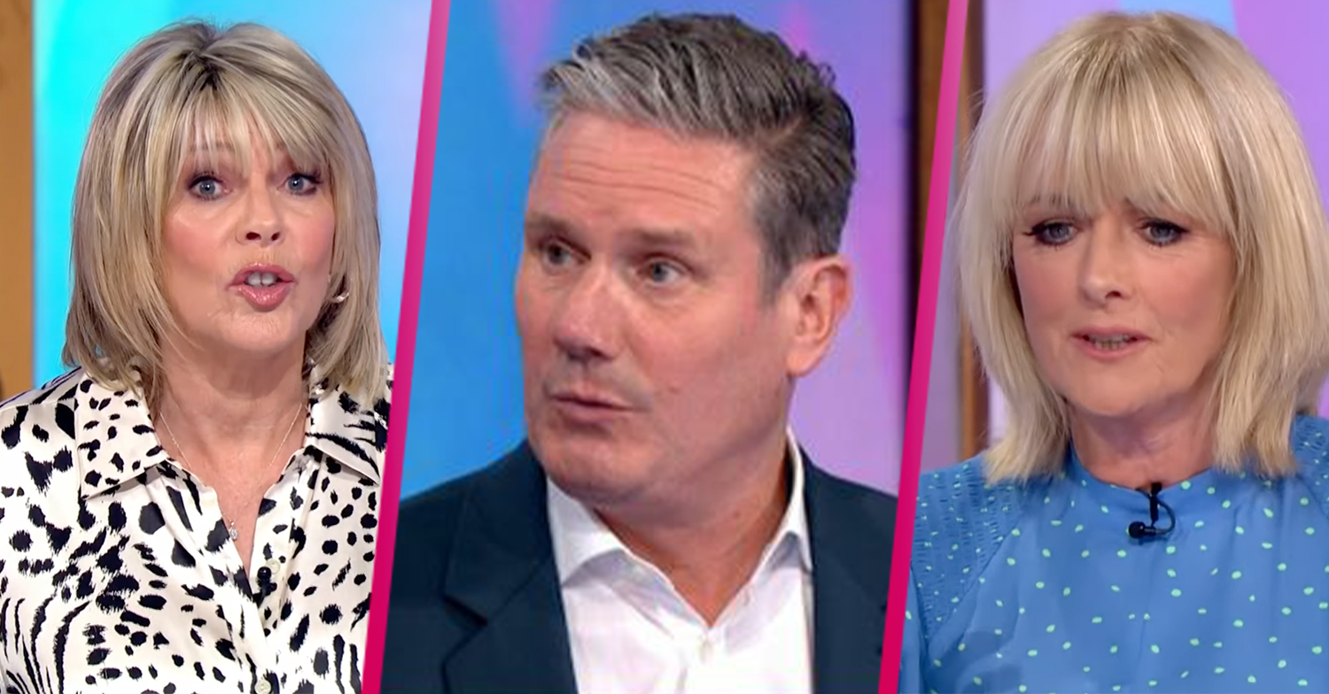 Ruth Keir and Jane arguing on Loose Women