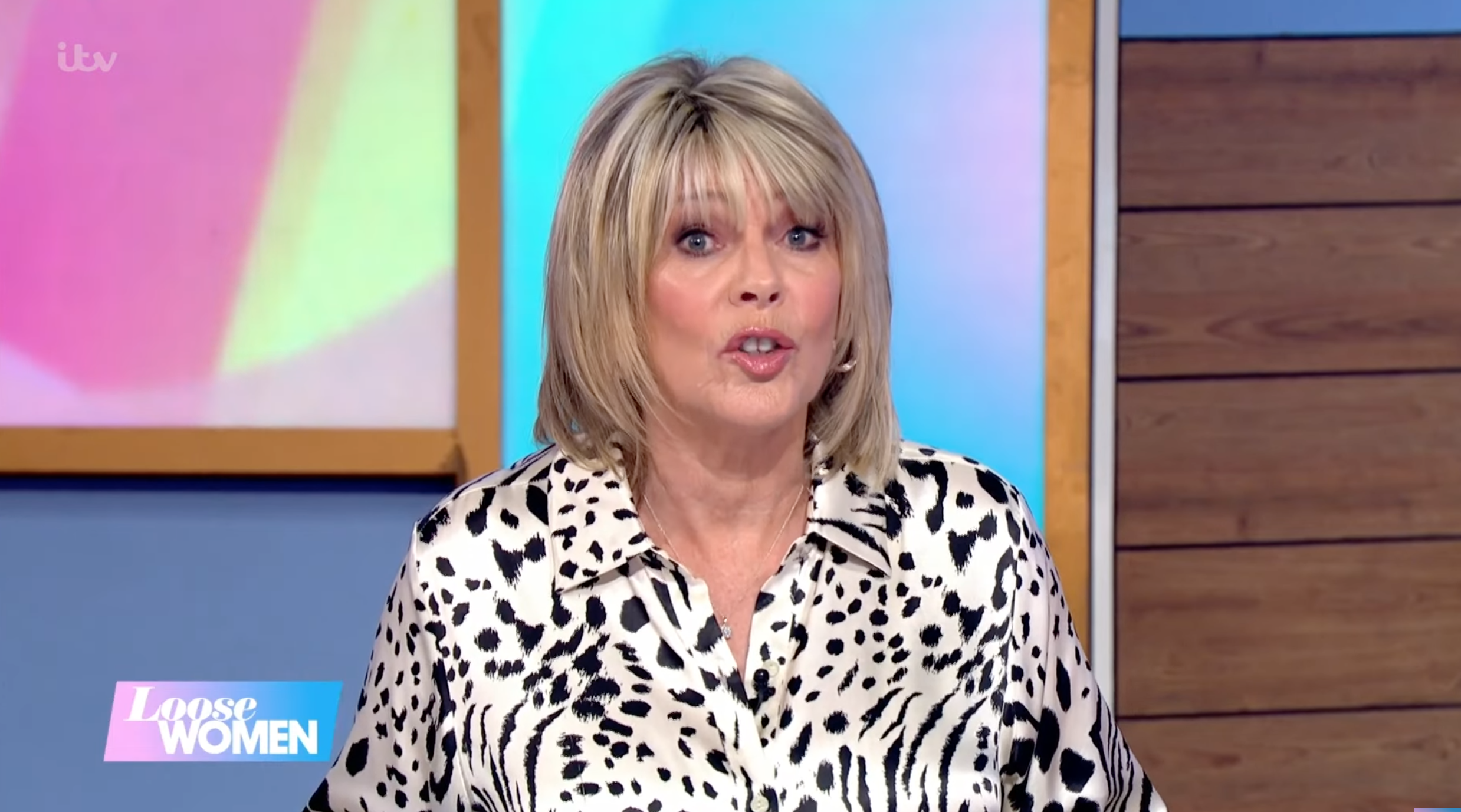 Ruth Langsford shouting on Loose Women