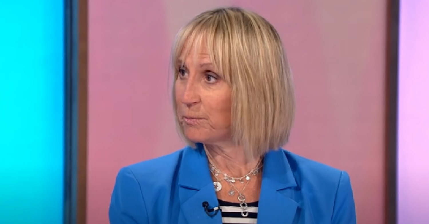 Carol McGiffin in blue blazer on Loose Women