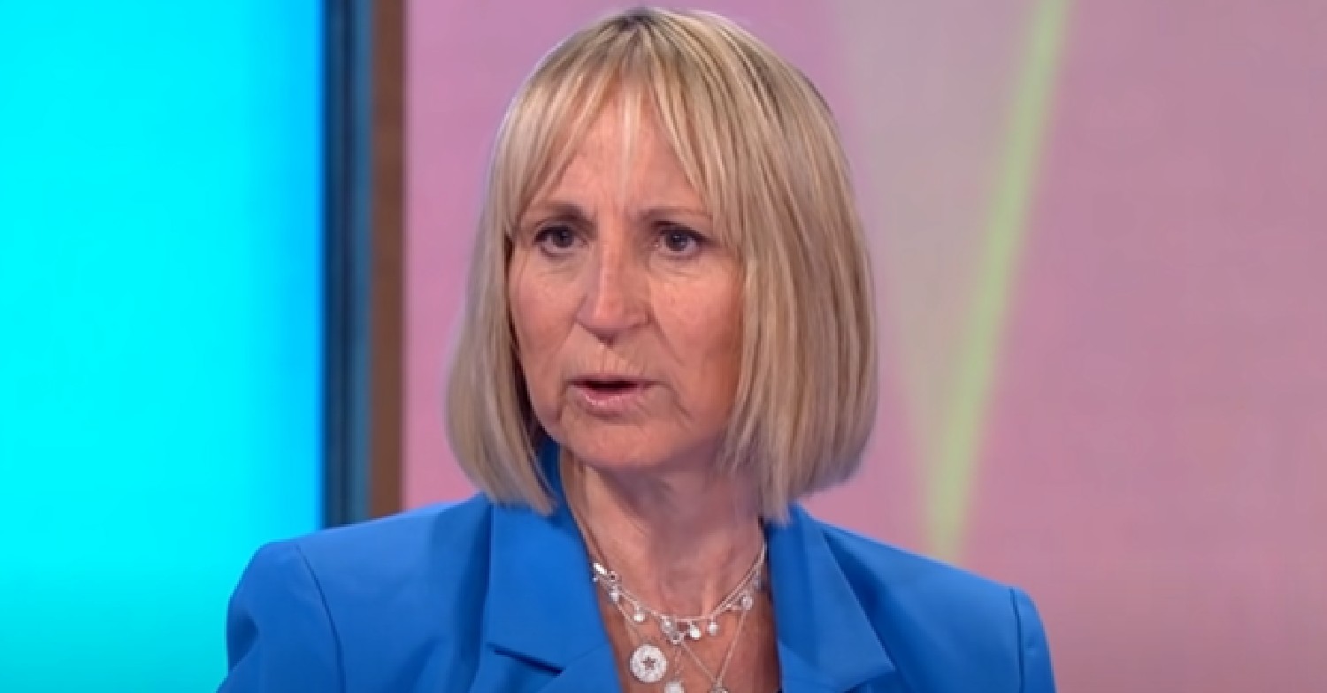 Carol McGiffin in blue blazer on Loose Women