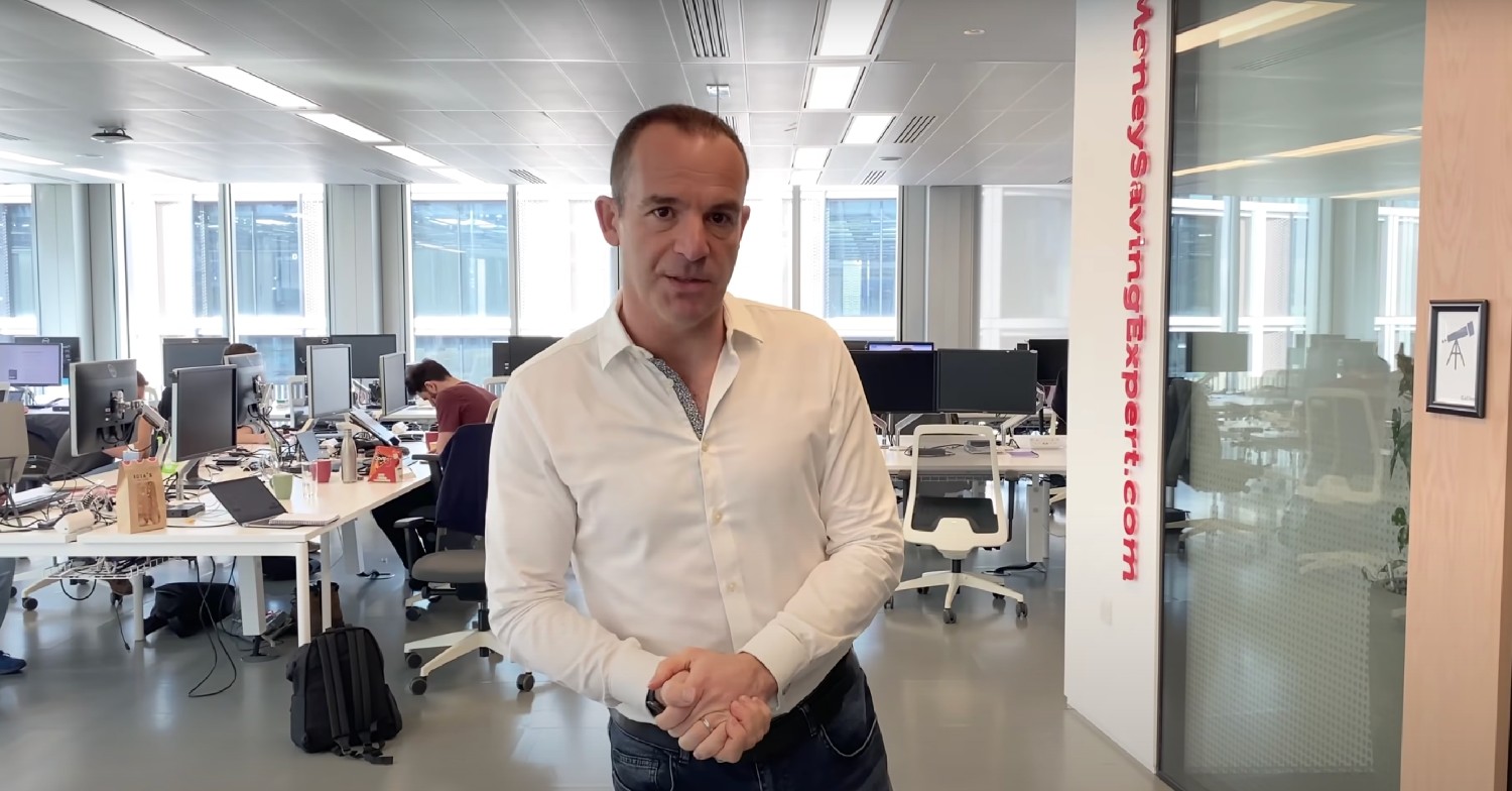 Martin Lewis speaking to camera in YouTube video