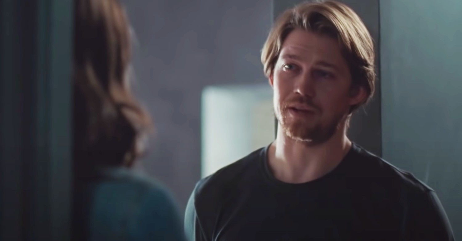 Joe Alwyn frowning on Conversations with Friends 