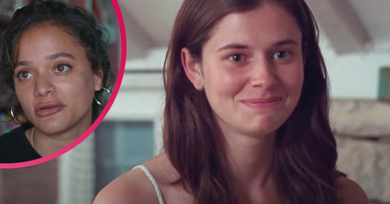 Alison Oliver smiling on Conversations with Friends