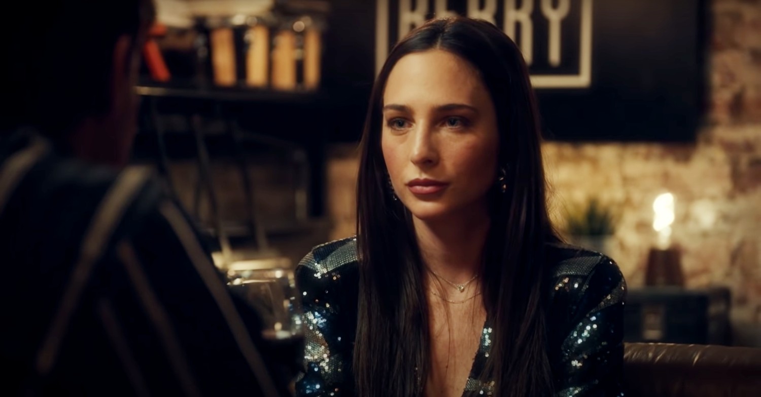 Maeva frowning on Made In Chelsea