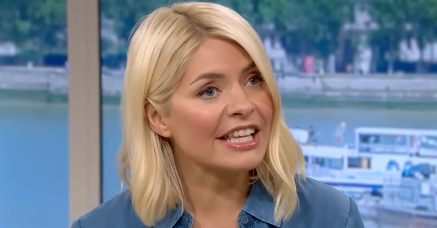 Holly Willoughby chatting on This Morning
