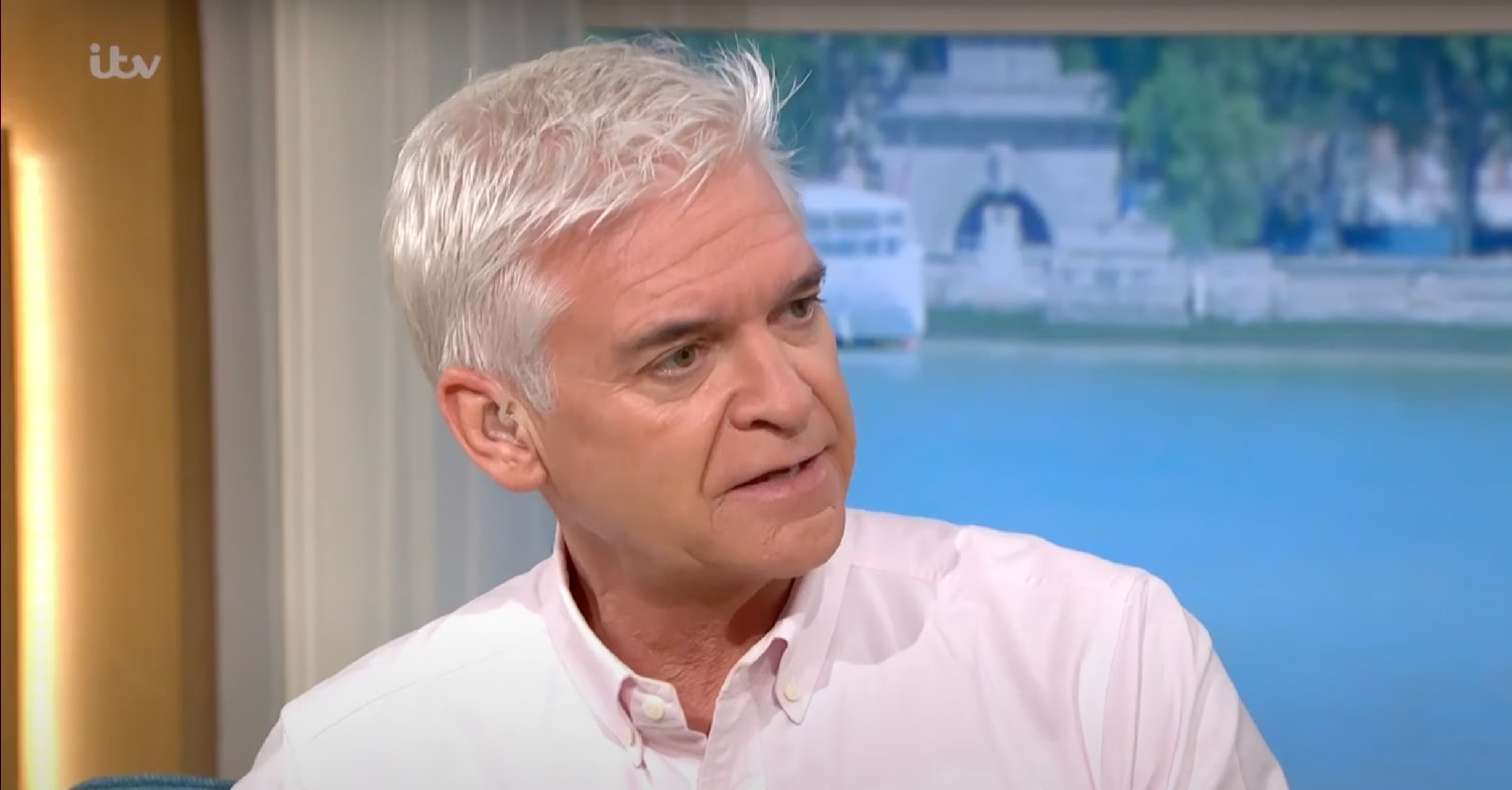 Phillip Schofield on This Morning today
