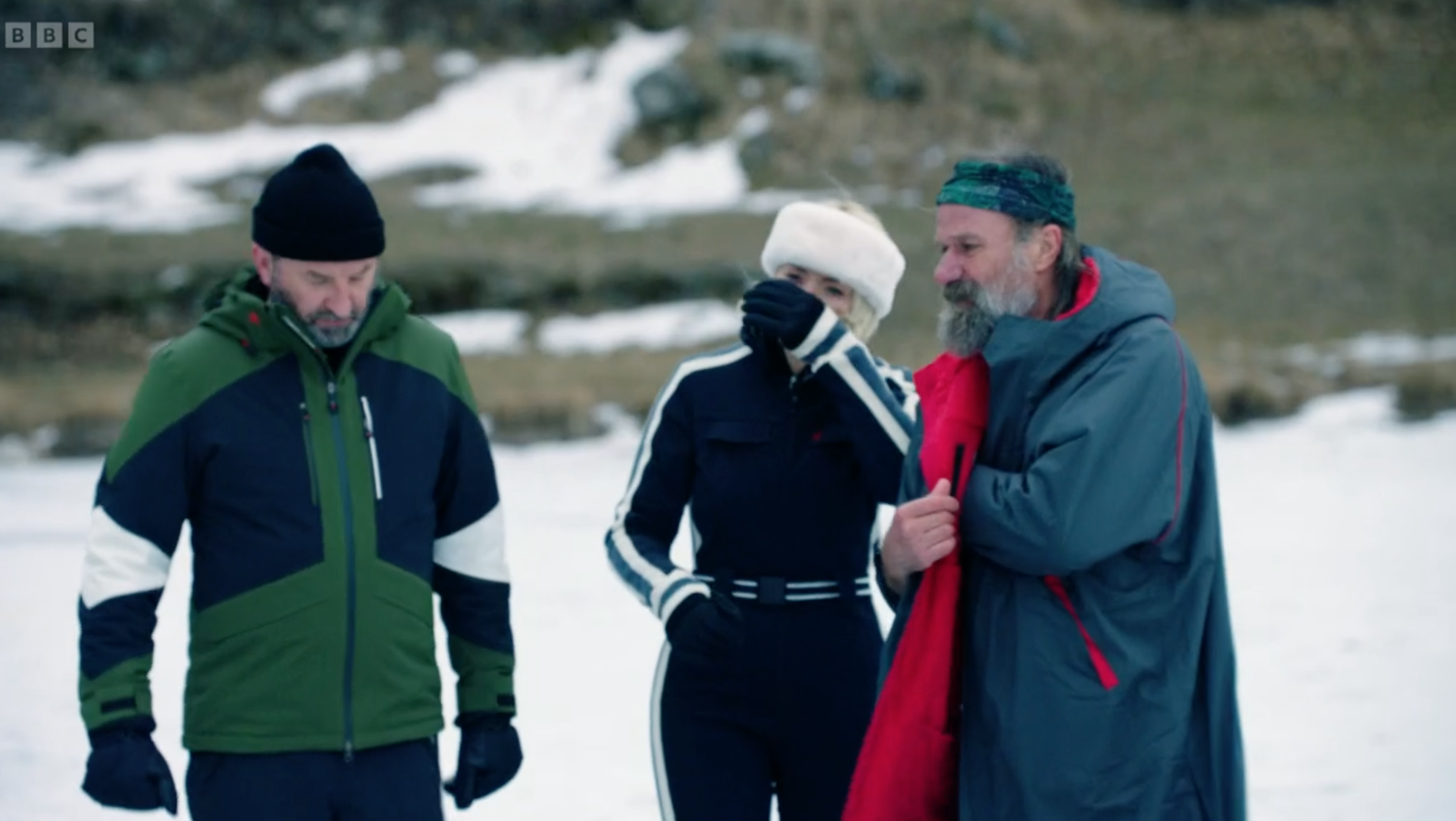 Holly Willoughby crying on Freeze the Fear