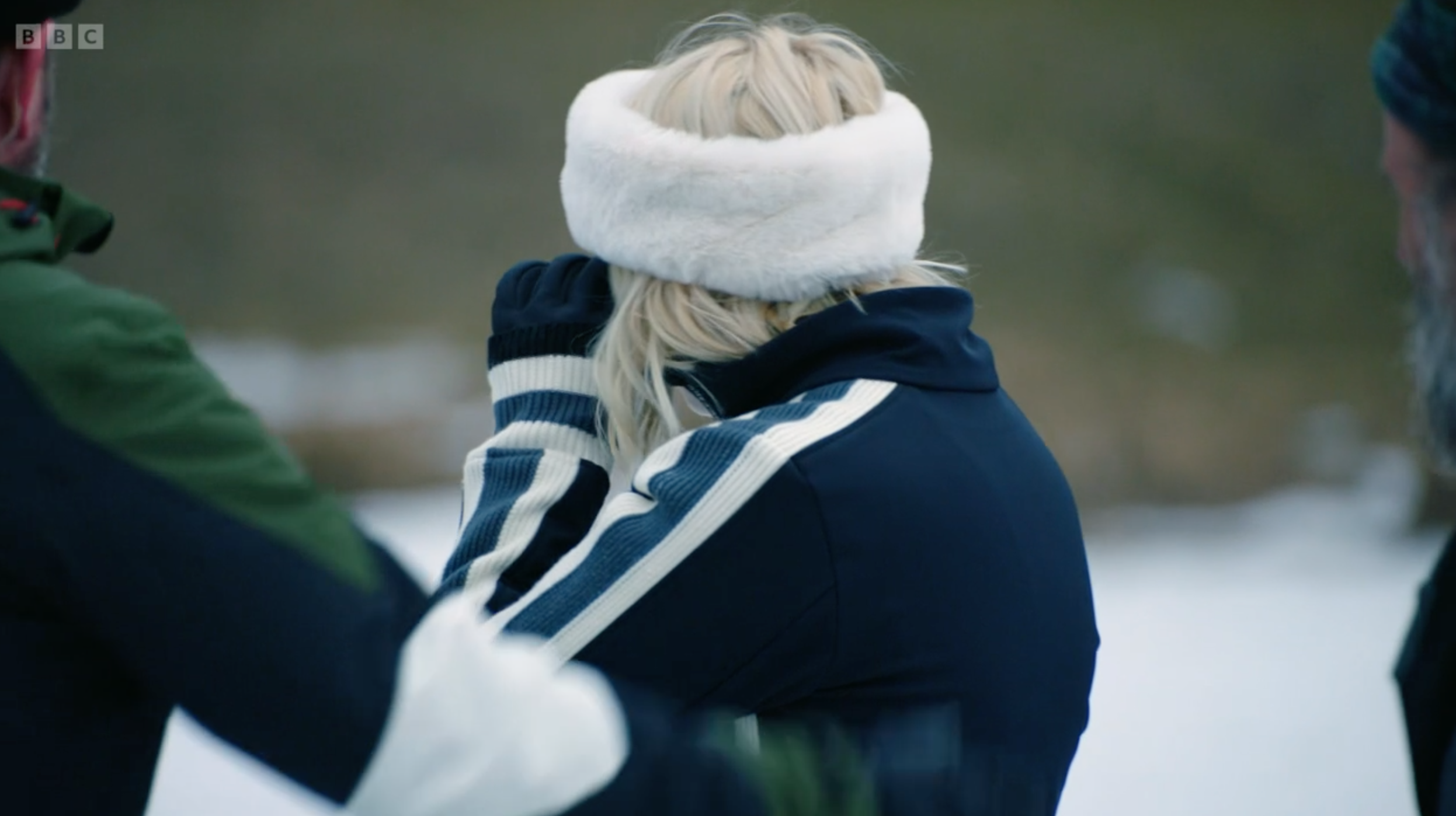 Holly Willoughby crying on Freeze the Fear