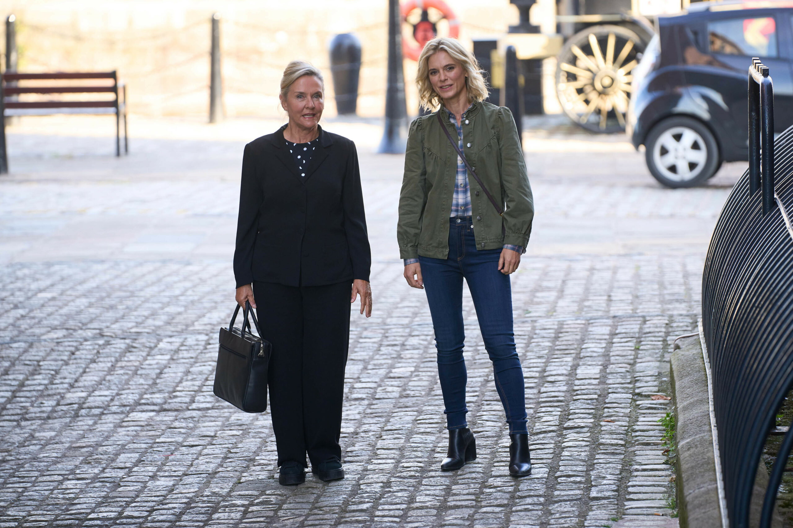 Amanda Burton and Emilia Fox in Silent Witness