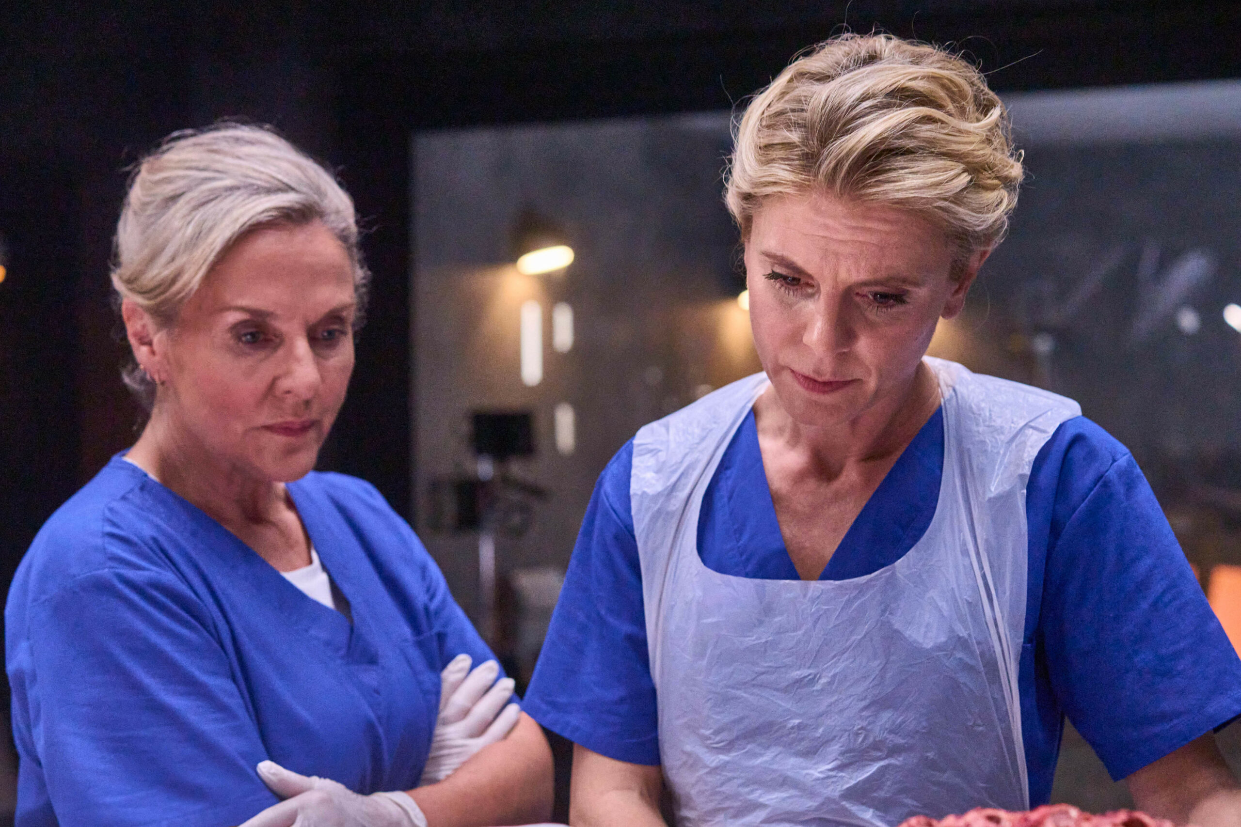 Amanda Burton and Emilia Fox in Silent Witness