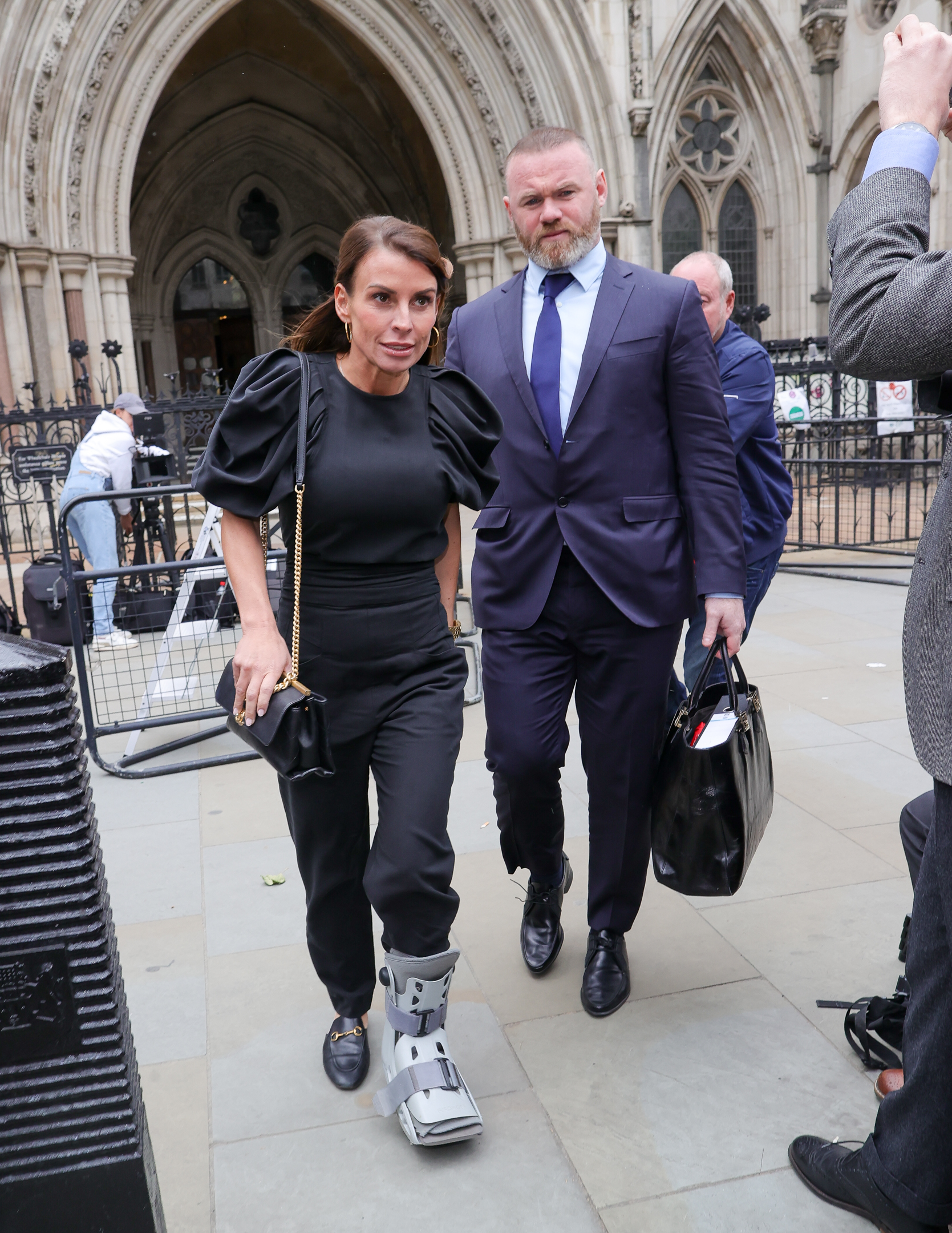 Wayne and Coleen Rooney leaving court