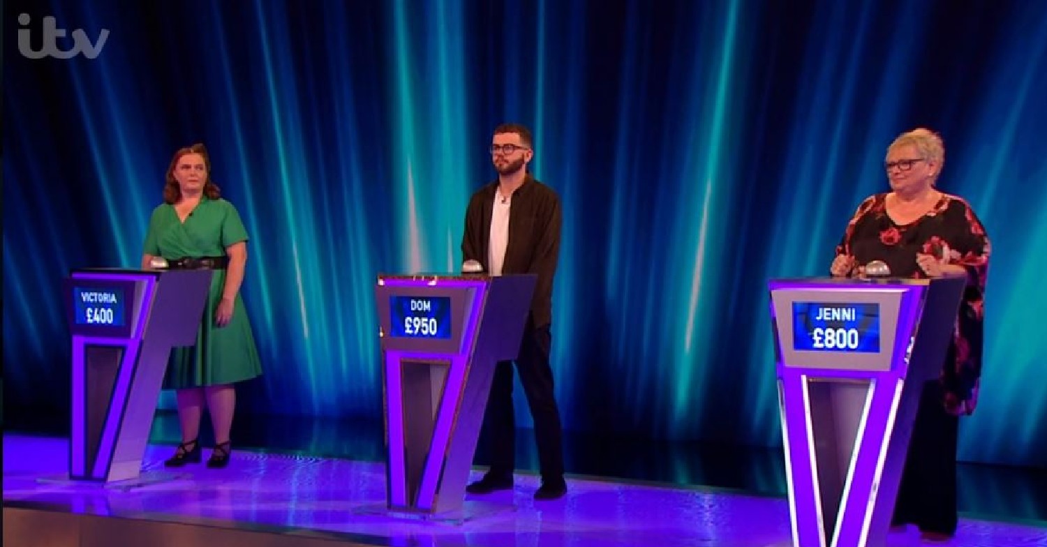 Tipping Point contestants stood behind their podiums
