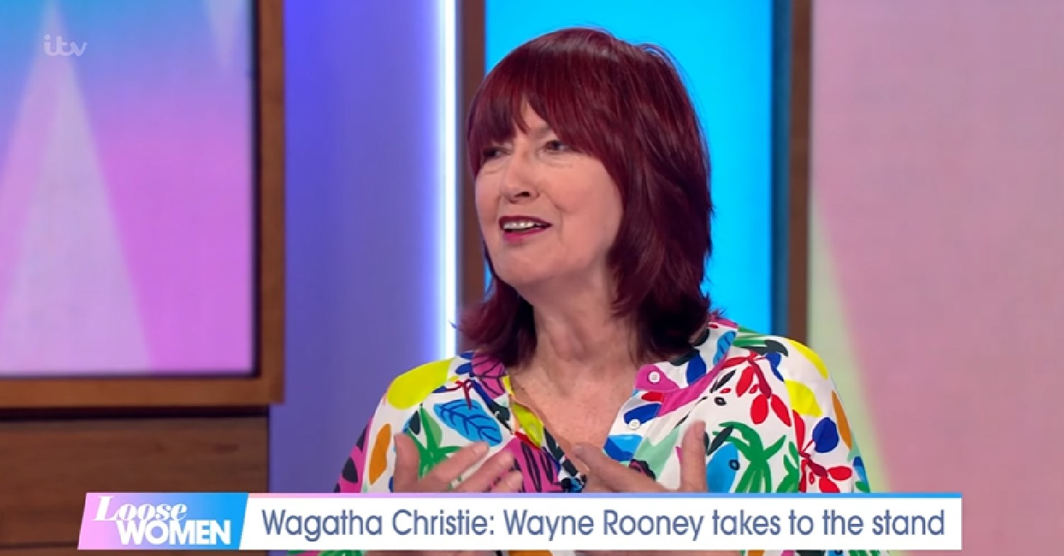 Janet Street-Porter in floral top on Loose Women today May 18, 2022