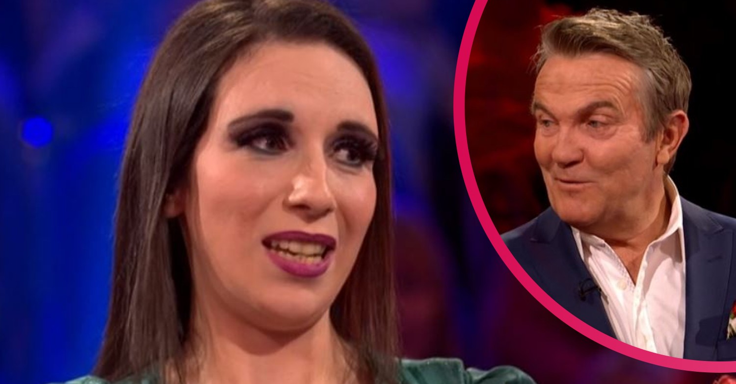 Beat the Chasers 2022 contestant looking at Bradley Walsh