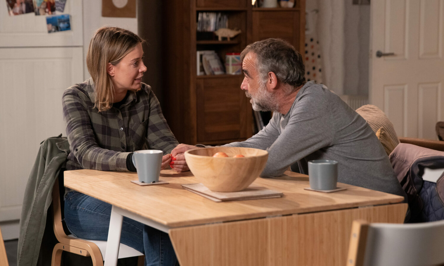 Coronation Street Kevin tells happy Abi he wants to be with her