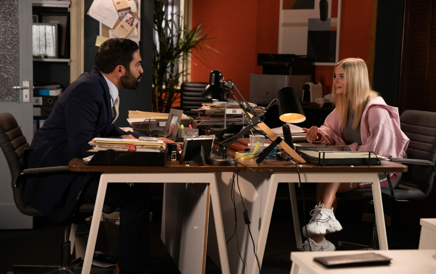 Imran Habeeb is annoyed when Kelly Neelan angrily accuses him of bribing Be