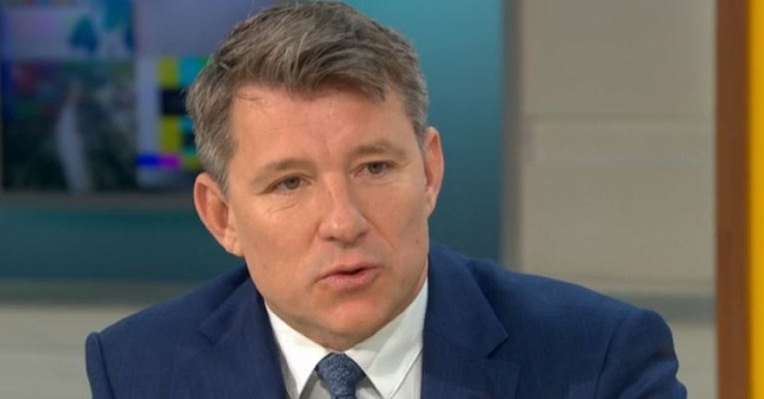 Ben Shephard mid conversation on GMB on May 19, 2022