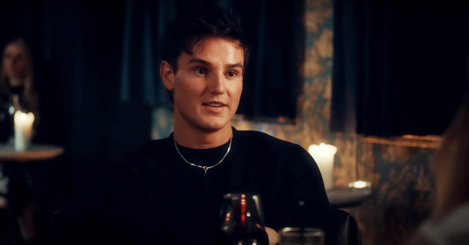 Sam Prince smiling on Made In Chelsea