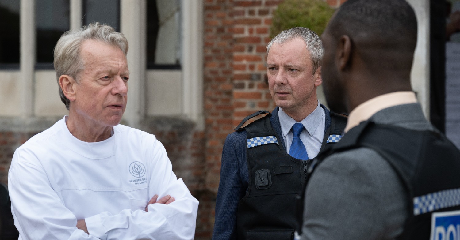 Grace cast member Stephen Boxer in the role of Dr Roger Gunnislake 