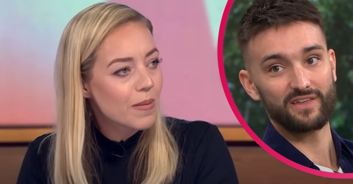 Tom Parker's widow Kelsey speaking on Loose Women and Tom mid conversation on This Morning