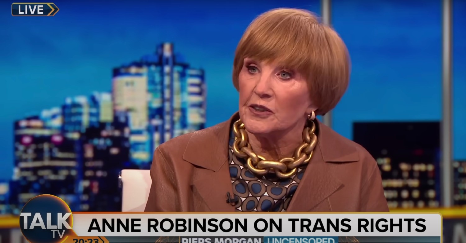 Anne Robinson on Piers Morgan Uncensored