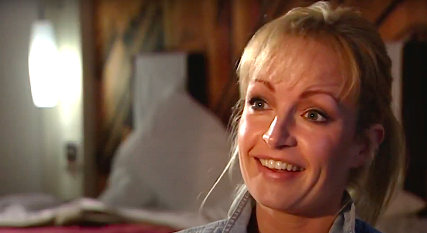 Jacqueline Pirie smiles as she chats about Coronation Street