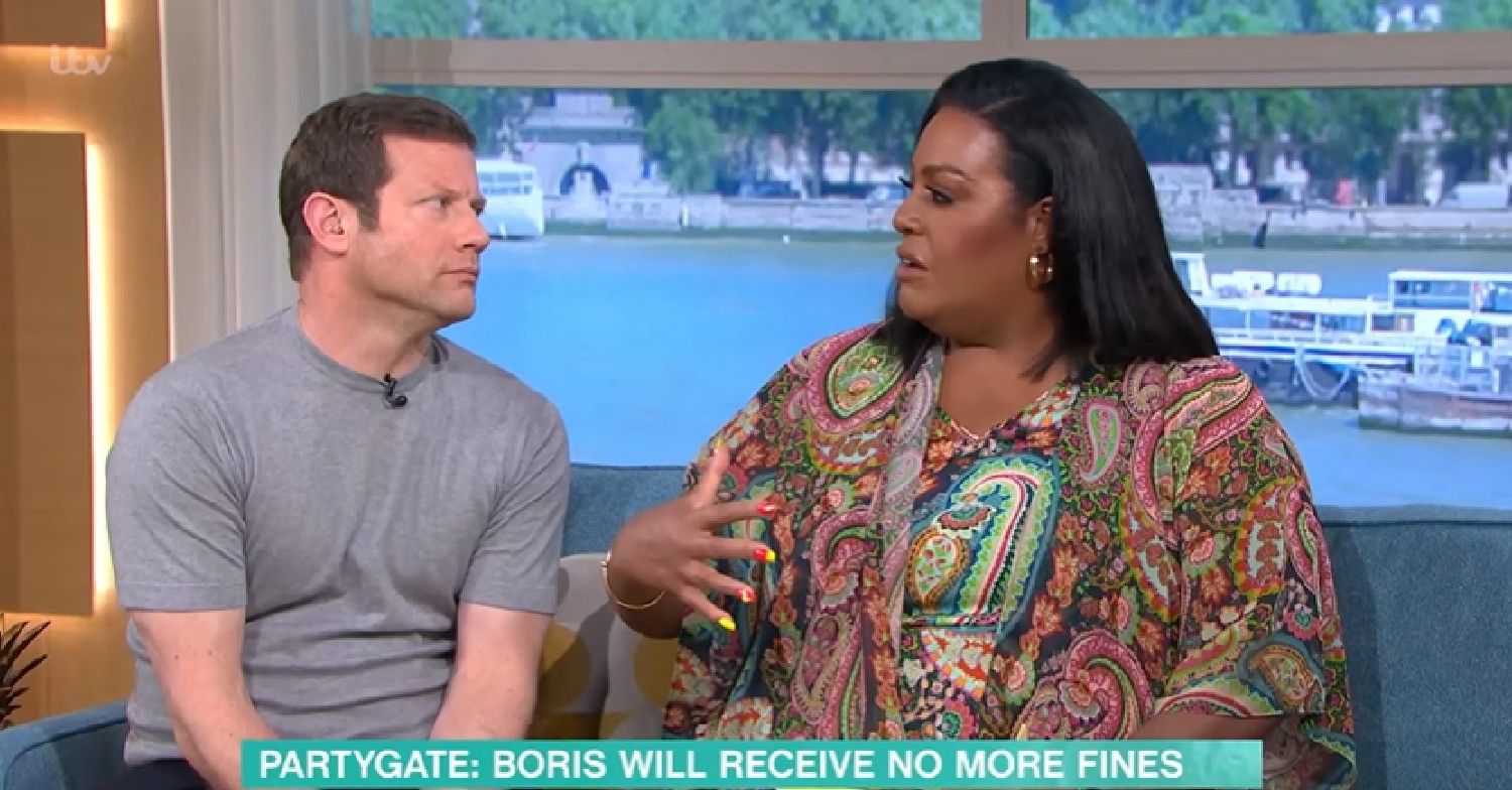 Alison Hammond speaking at Dermot O'Leary on This Morning on May 20, 2022