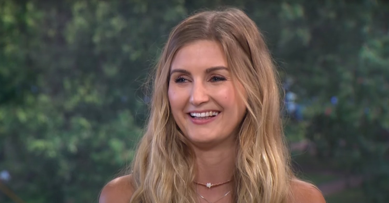 Sophie Powles smiling on This Morning