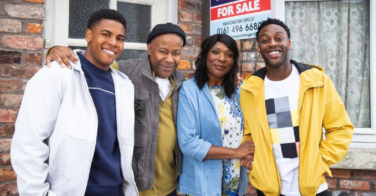 Coronation Street last introduced a new family with the Baileys who smile in this family shot (Credit: ITV)