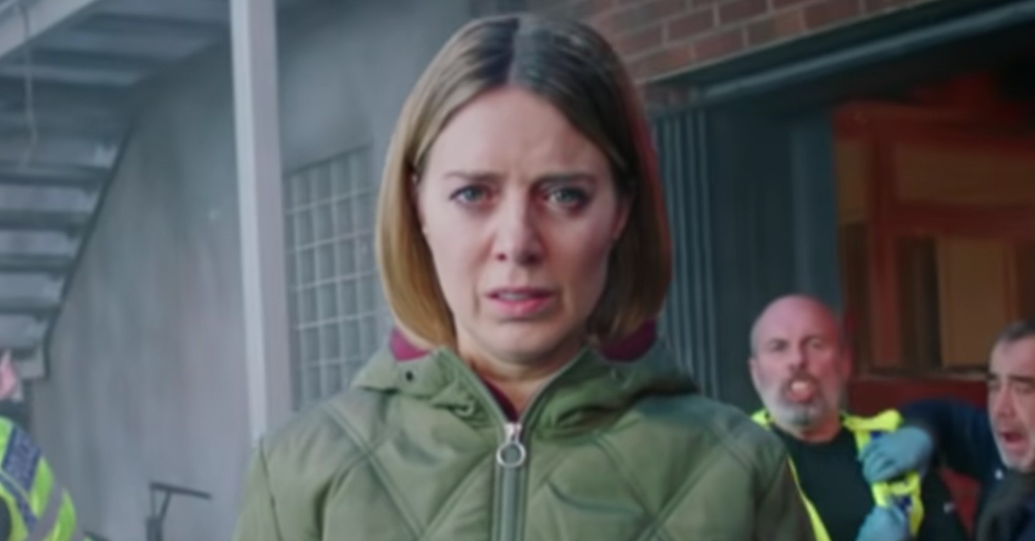 Coronation Street's Abi looking distraught