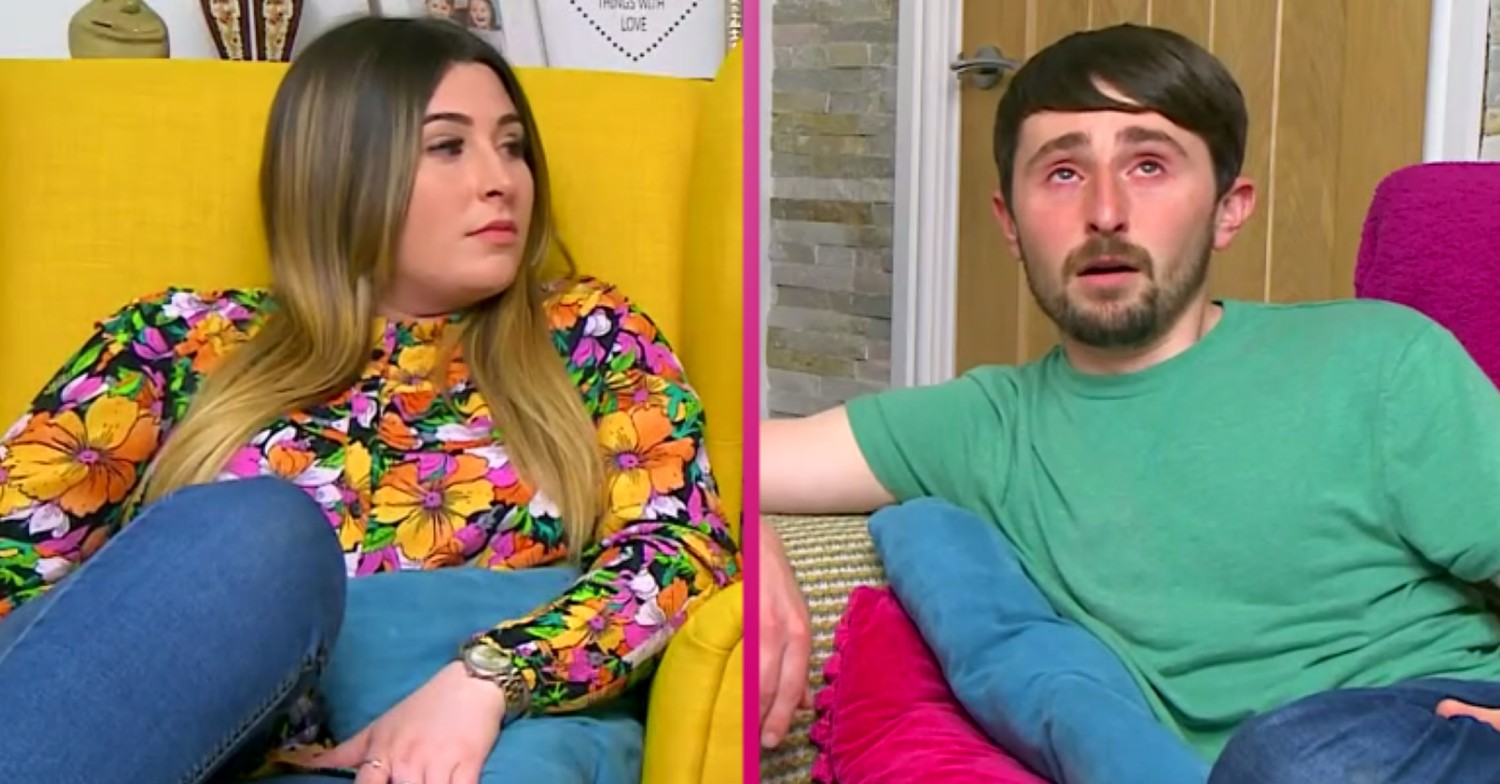Pete Sandiford cries on Gogglebox