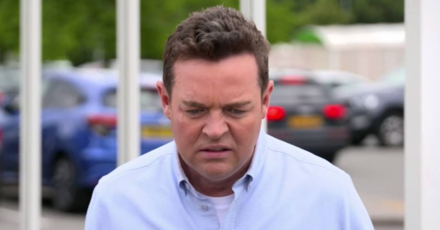 Stephen Mulhern looks disgusted during a game on In For A Penny