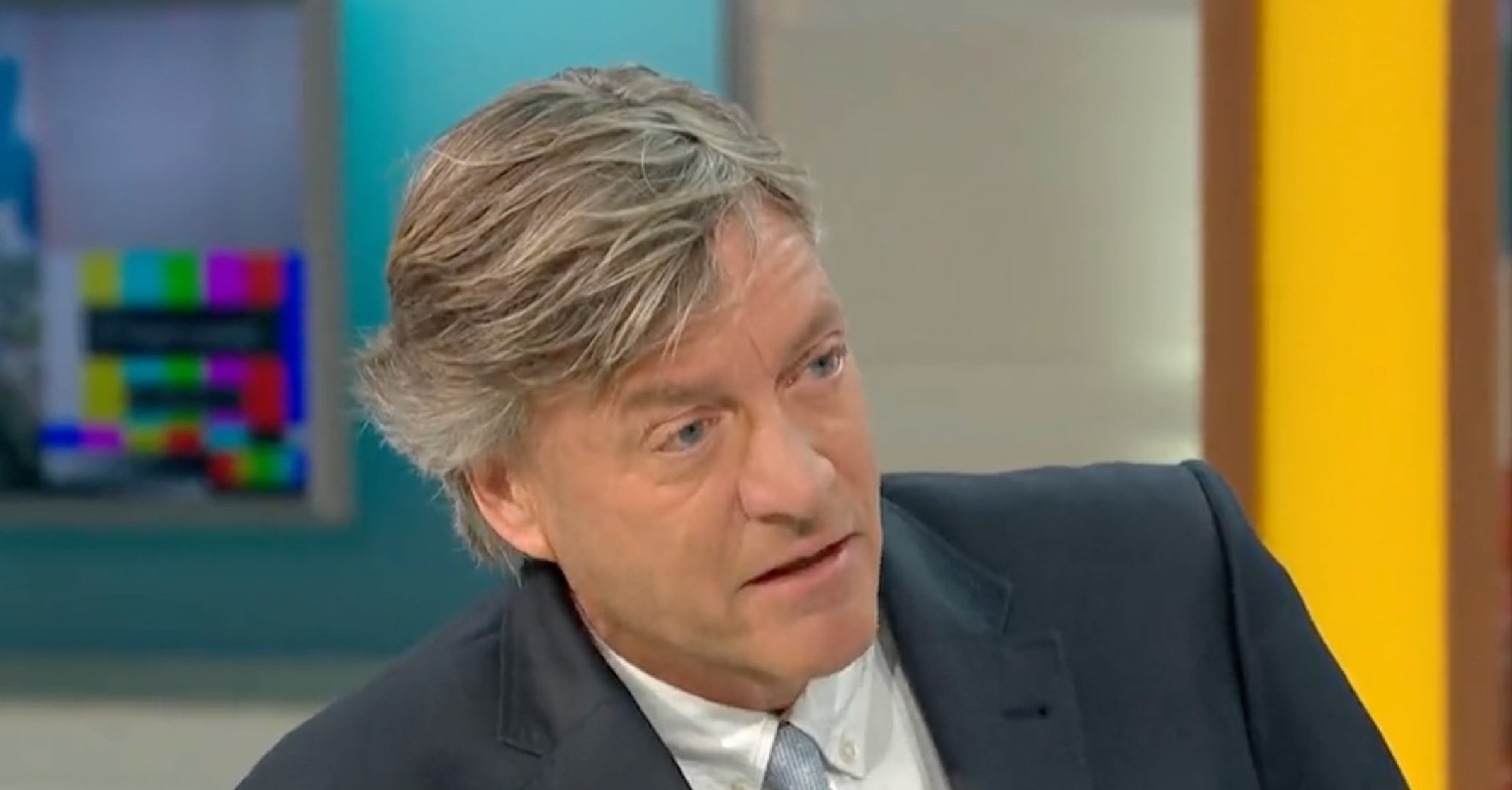 Richard Madeley looks serious on GMB today May 23, 2022