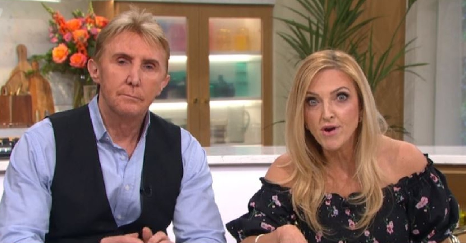 Nik and Eva Speakman speak to the camera on This Morning today