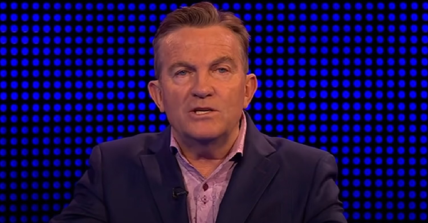 Bradley Walsh looking stern on The Chase on ITV