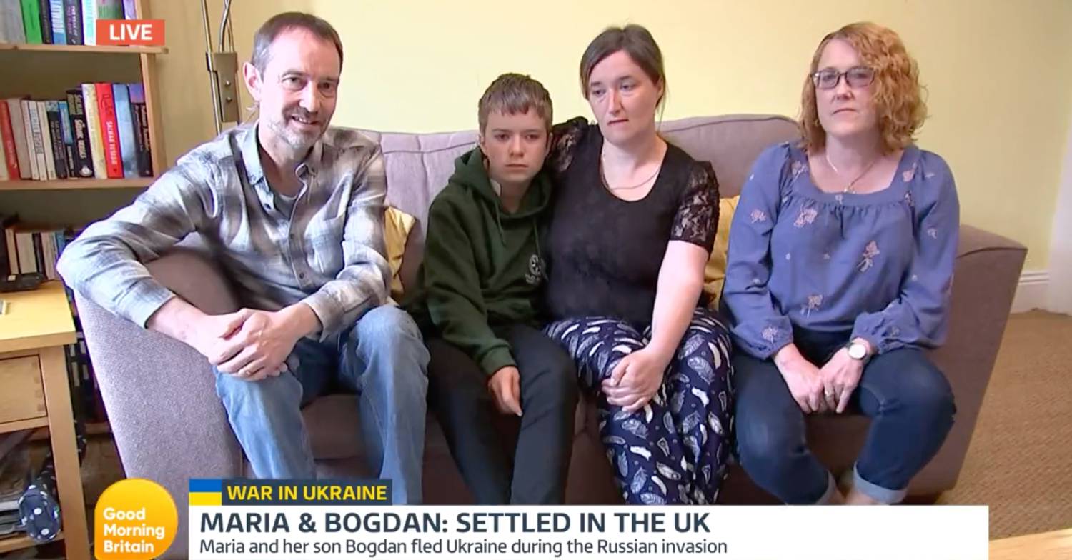 Bogan and Maria speak on GMB to Richard Madeley