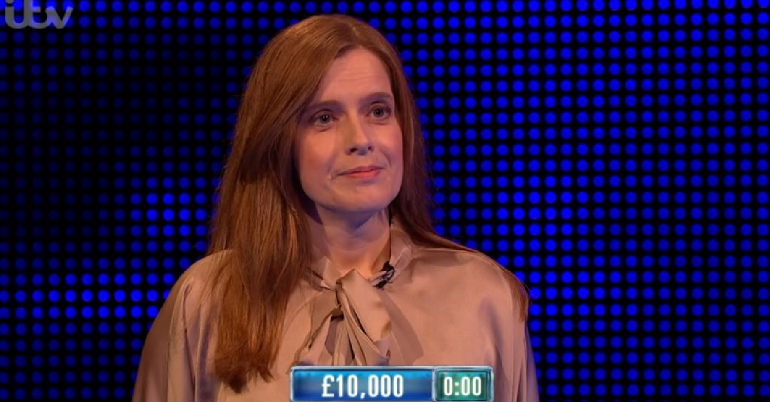 Contestant Esther answering questions on The Chase