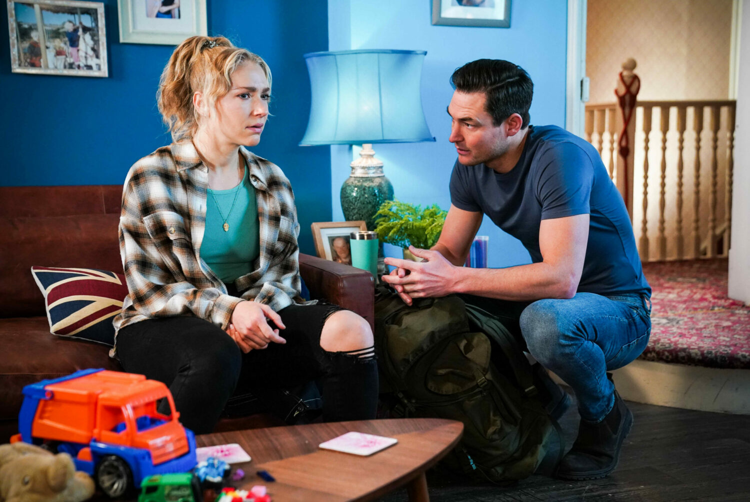 EastEnders Nancy is apprehensive with Zack as she worries about her mum