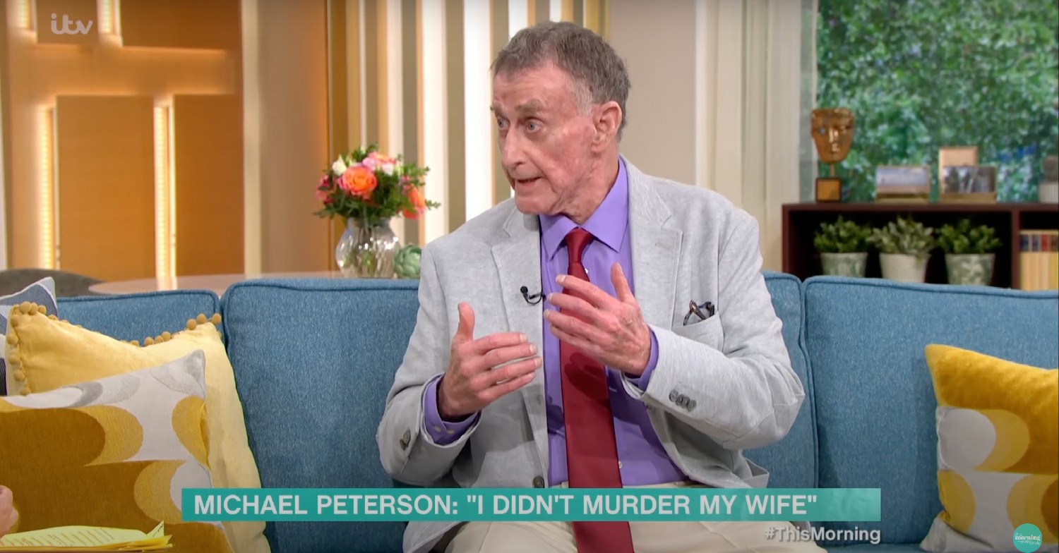 Michael Peterson talking on This Morning today