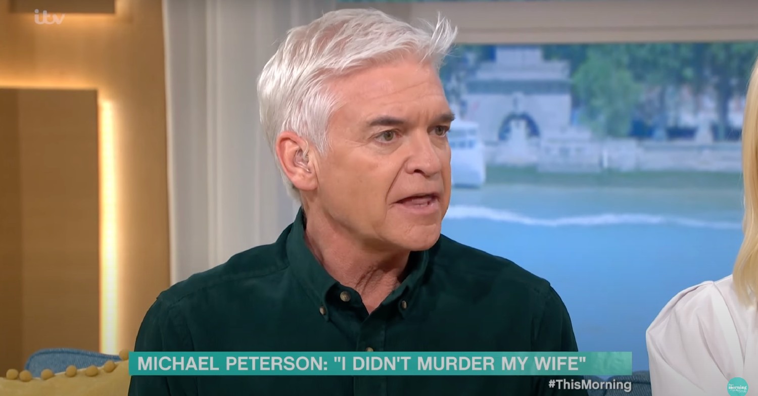 Phillip Schofield talking on This Morning