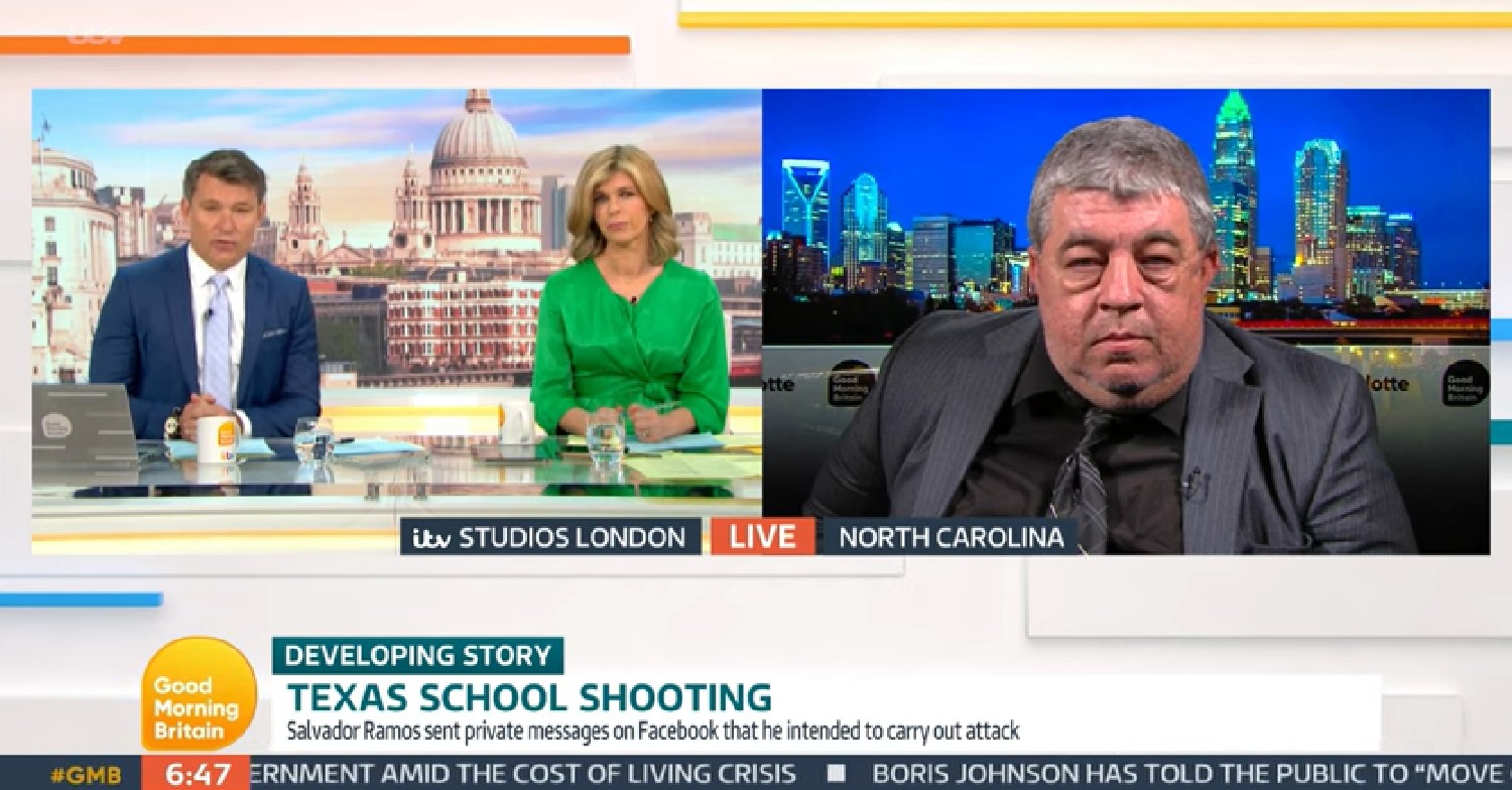 Ben Shephard and Kate Garraway speak to Dan Roberts via video call on GMB today