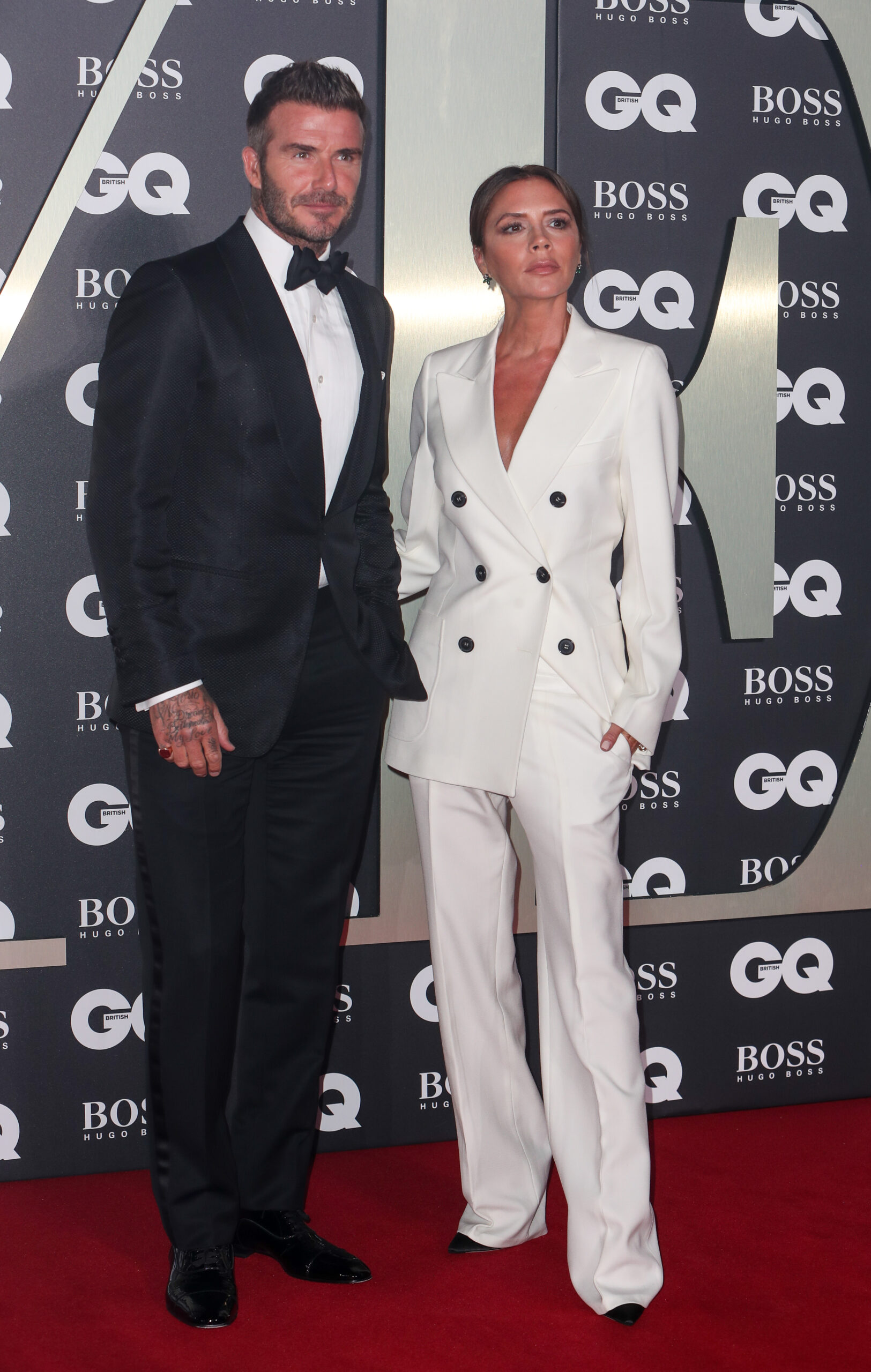 David and Victoria Beckham at the GQ Men of the Year Awards in association with Hugo Boss 