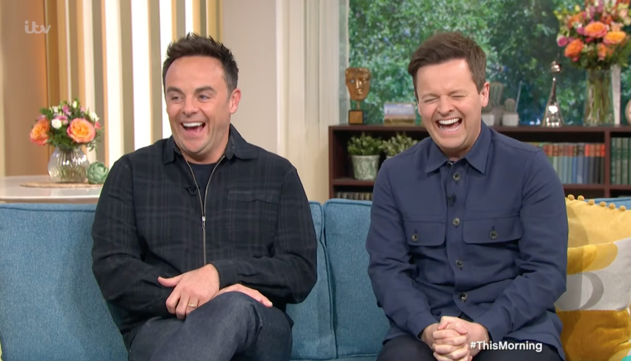 Ant and Dec laughing on This Morning