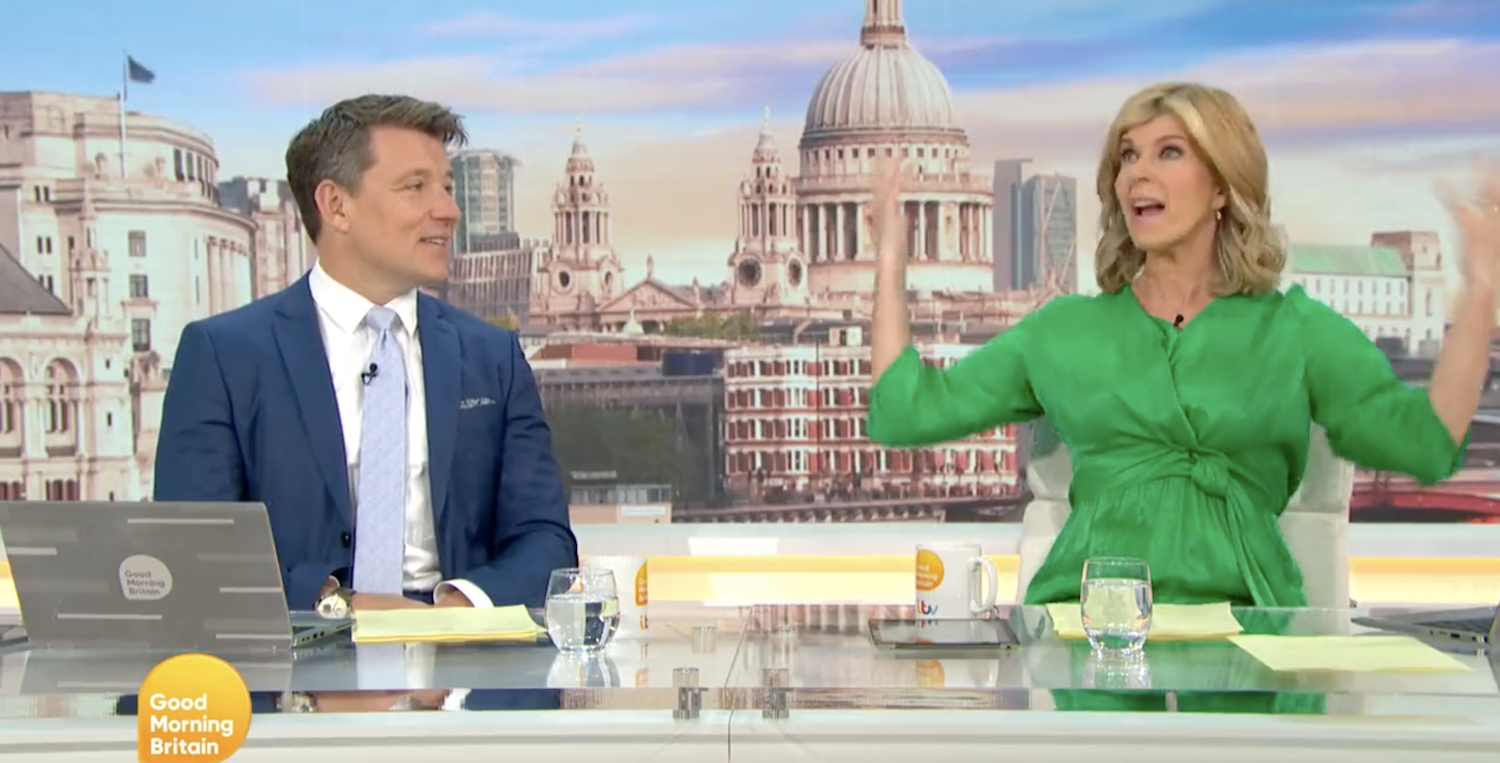 Kate Garraway enthusiastically explains to Ben Shephard about her awkward encounter with Prince Charles