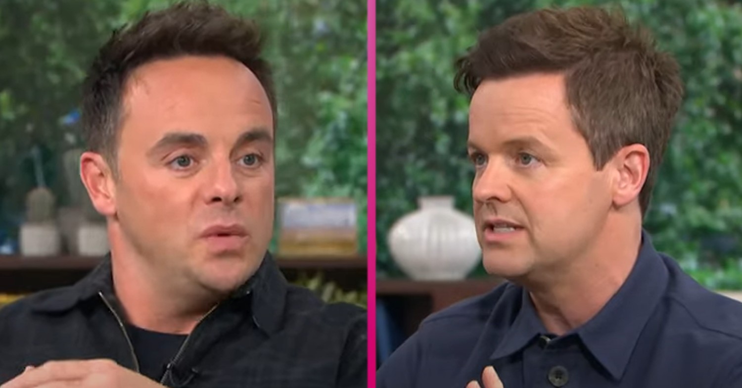Ant and Dec speaking during This Morning interview