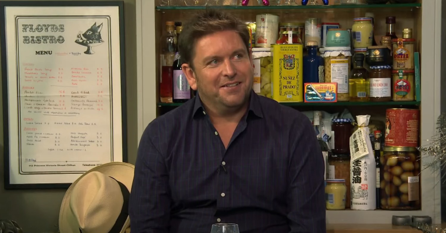 Saturday Morning host James Martin smiling on his show
