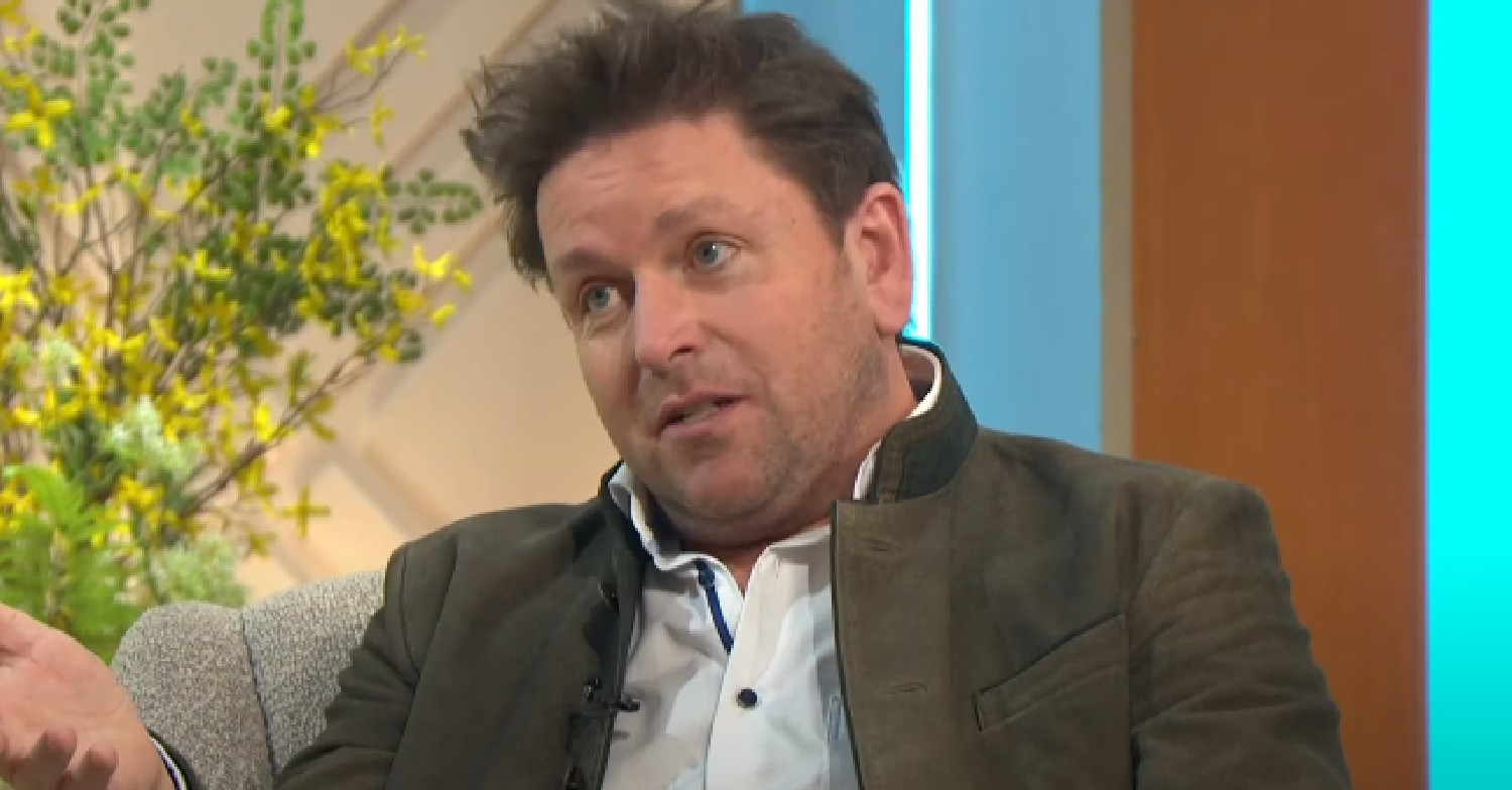 Saturday Morning host James Martin speaking on Lorraine